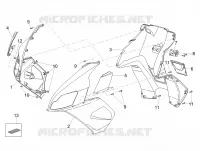 CARENAGES LATERAUX CARROSSERIE 50 aprilia-moto SR 2019 7