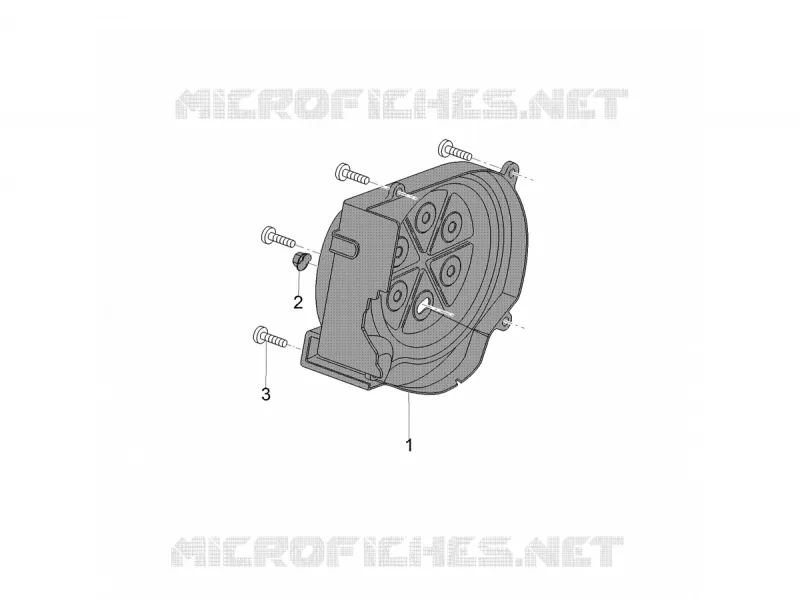 CARTER DE VOLANT MAGNETIQUE Aprilia APRILIA-SCOOTER 50 SR 2018  SR 50 R H2O 2T Euro 4