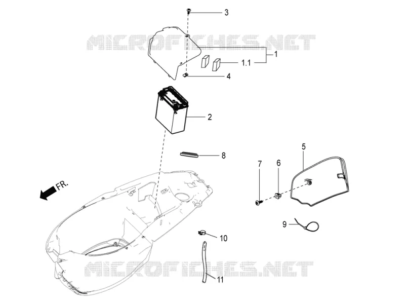 BATTERIE Aprilia APRILIA-SCOOTER 150 SR 2019  SR 150 RACE