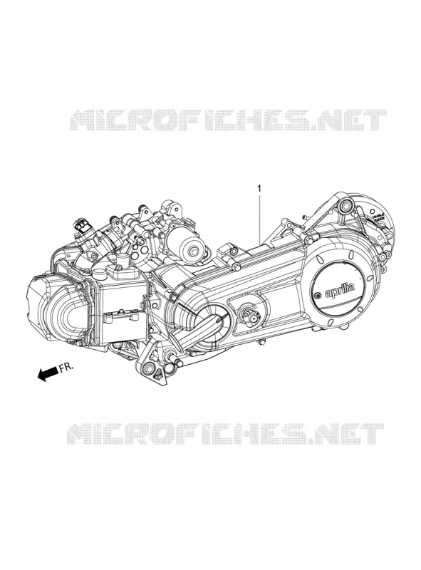 MOTEUR COMPLET Aprilia APRILIA-SCOOTER 150 SR 2019  SR 150 RACE