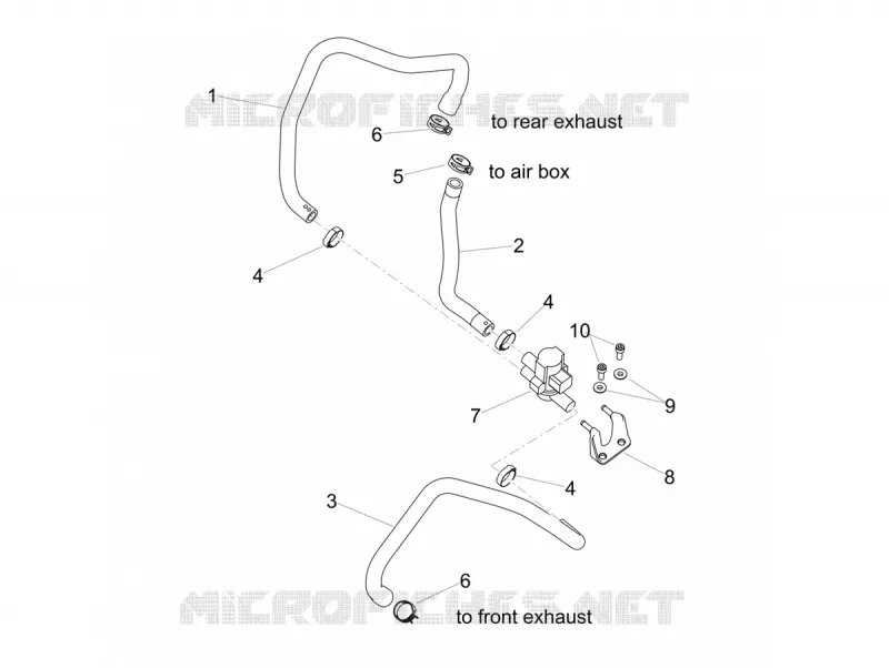 AIR SECONDAIRE Aprilia APRILIA-MOTORCYCLES 1100 TUONO 2020  Tuono V4 Factory 1100 Euro 4 Superpole ABS