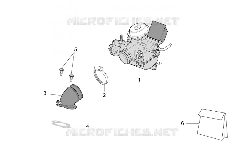 Carburateur Aprilia APRILIA-SCOOTER 125 MOJITO 2003  Mojito
