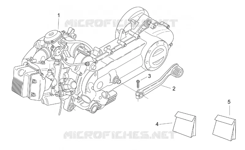 Moteur - Joints cylindre Aprilia APRILIA-SCOOTER 125 MOJITO 2001  Mojito