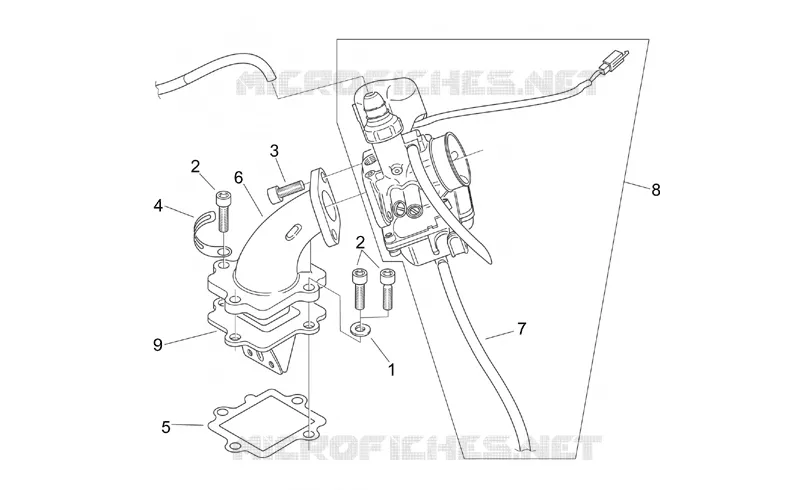 Alimentation Aprilia APRILIA-SCOOTER 50 MOJITO 2001  Mojito Retro 2T (engine Aprilia)