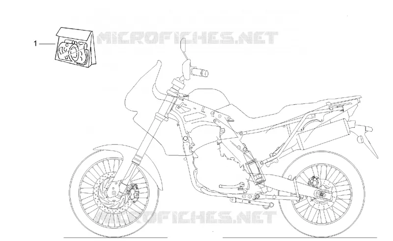 Décalco série Aprilia APRILIA-MOTORCYCLES 650 PEGASO 1997  Pegaso