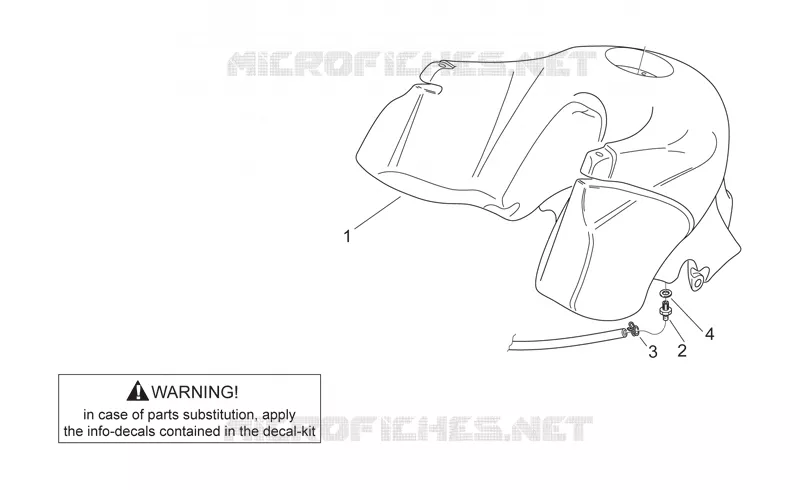 Reservoir carburant Aprilia APRILIA-MOTORCYCLES 650 PEGASO 1999  Pegaso