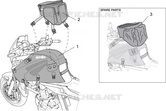 Acc.-Transformation III Aprilia APRILIA-MOTORCYCLES 650 PEGASO 2009  Pegaso Strada - Trail IE