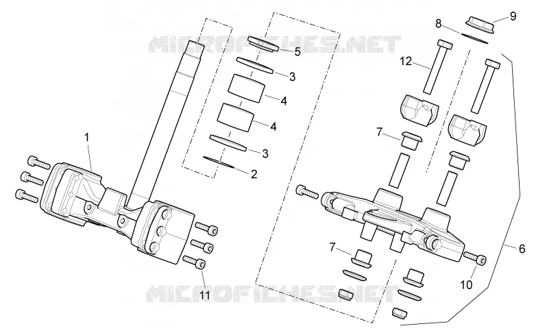 Direction-Version Strada Aprilia APRILIA-MOTORCYCLES 650 PEGASO 2008  Pegaso Strada - Trail IE