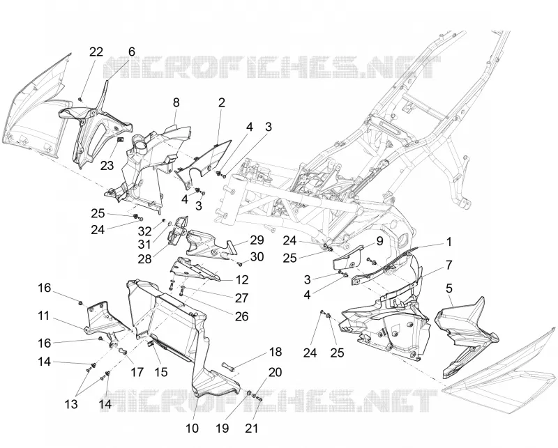 CONVOYEUR D'AIR Aprilia APRILIA-MOTORCYCLES 1200 CAPONORD 2015  Caponord Rally