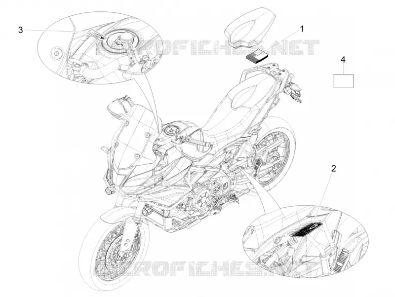 MANUEL D'UTILISATEUR - TROUSSE A OUTILS Aprilia APRILIA-MOTORCYCLES 1200 CAPONORD 2016  Caponord Rally