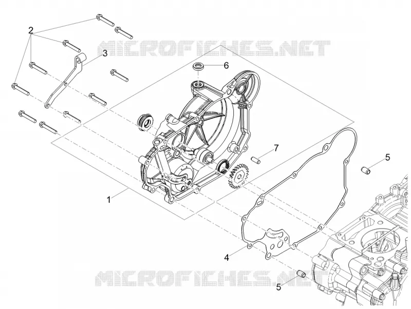 CARTER EMBRAYAGE Aprilia APRILIA-MOTORCYCLES 125 RS 2022  RS 125 4T Euro 5 ABS