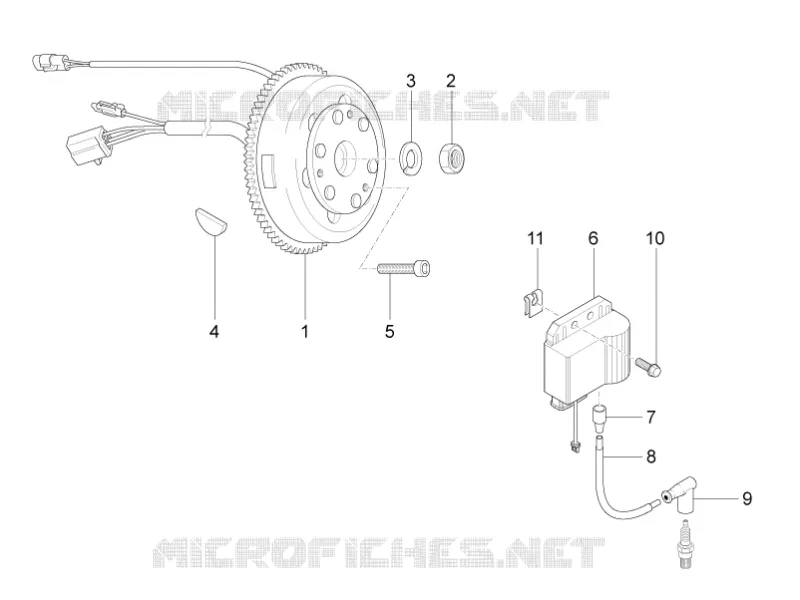 ALLUMAGE - ROTOR - STATOR Aprilia APRILIA-MOTORCYCLES 50 RS4 2016  RS4 50 2T