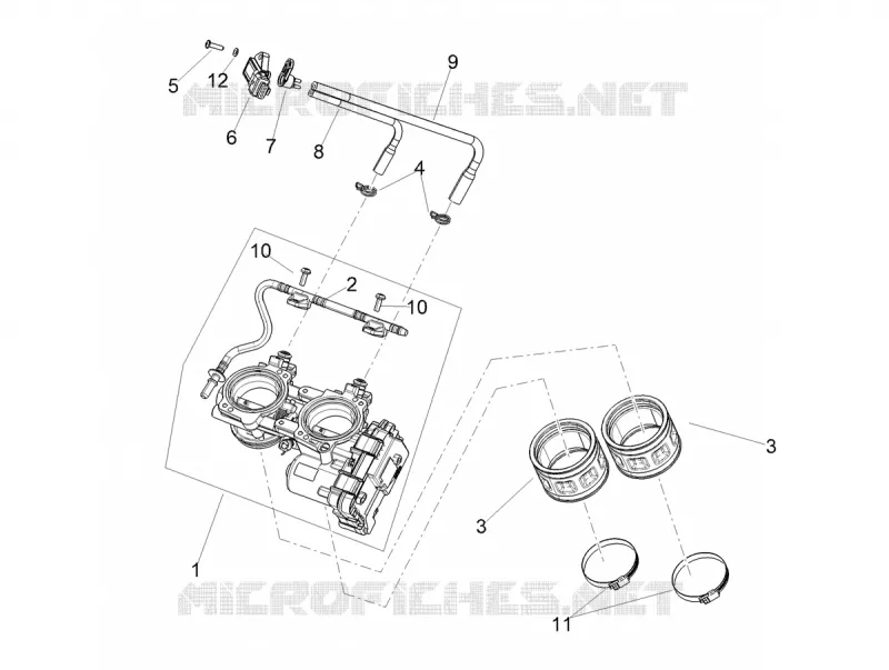 BOITIER PAPILLON INJECTION Aprilia APRILIA-MOTORCYCLES 660 RS 2020  RS 660 4T 8V Euro 5 ABS