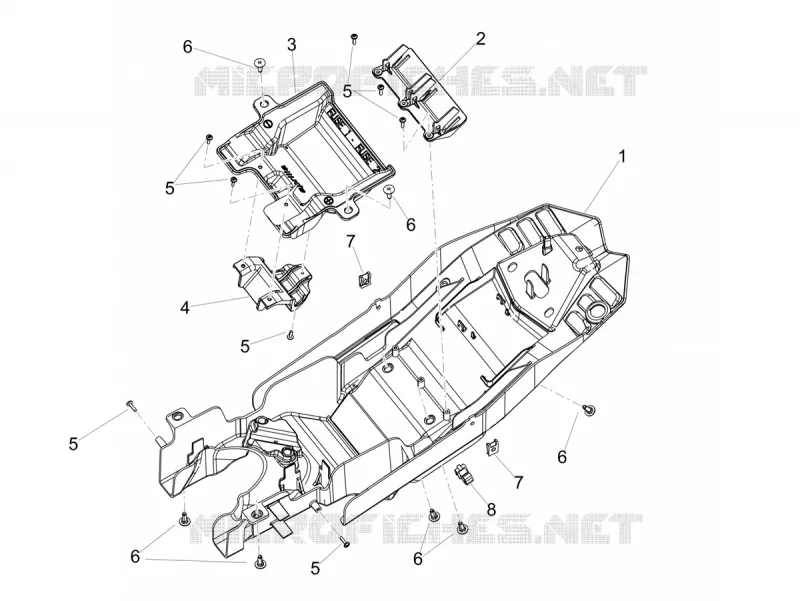 LOGEMENT SOUS SELLE Aprilia APRILIA-MOTORCYCLES 660 RS 2020  RS 660 4T 8V Euro 5 ABS