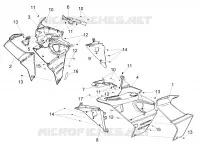 CARENAGES LATERAUX CARROSSERIE 660 aprilia-moto RS 2020 6