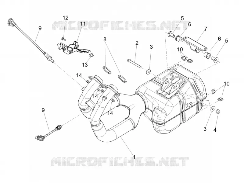 ECHAPPEMENT Aprilia APRILIA-MOTORCYCLES 660 RS 2020  RS 660 4T 8V Euro 5 ABS