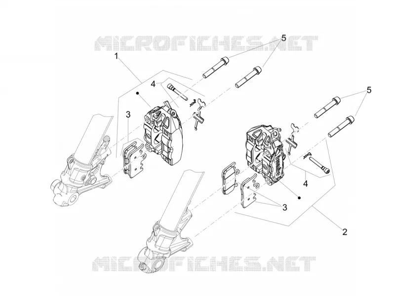 ETRIER DE FREIN AVANT Aprilia APRILIA-MOTORCYCLES 660 RS 2020  RS 660 4T 8V Euro 5 ABS
