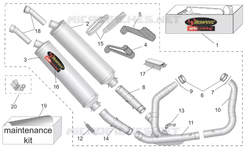 Acc. - Transformation II Aprilia APRILIA-MOTORCYCLES 1000 RSV 2001  RSV 1000