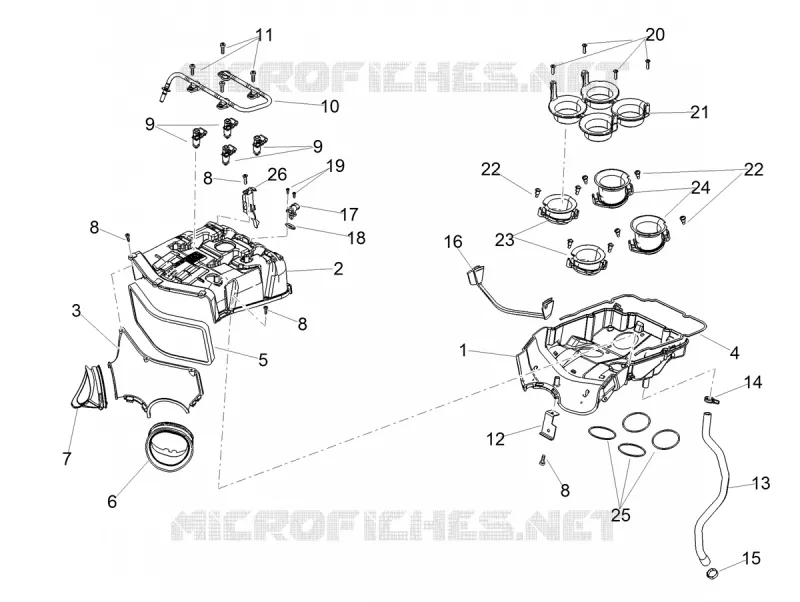 BOITE A AIR Aprilia APRILIA-MOTORCYCLES 1100 RSV4 2021  RSV4 1100 Euro 5 ABS