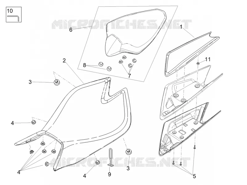 SELLE Aprilia APRILIA-MOTORCYCLES 1100 RSV4 2022  RSV4 1100 Euro 5 ABS