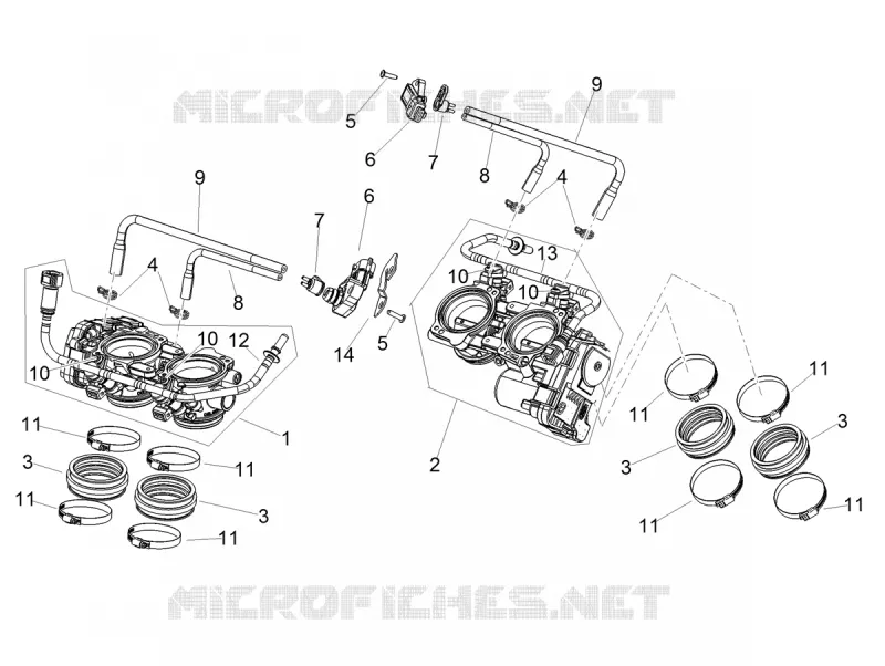 BOITIER PAPILLON INJECTION Aprilia APRILIA-MOTORCYCLES 1100 RSV4 2021  RSV4 1100 Factory Euro 5 ABS
