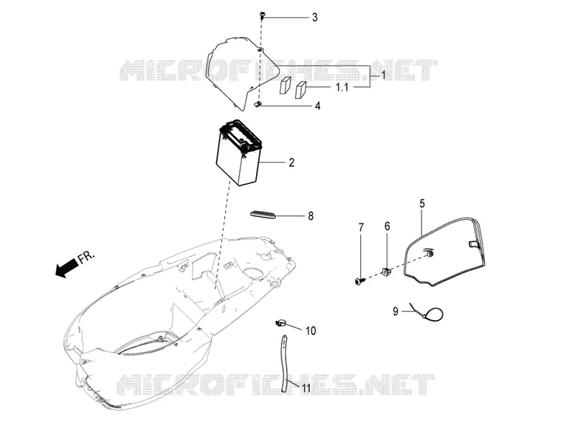 BATTERIE Aprilia APRILIA-SCOOTER 150 SR 2020  SR Motard 150 ABS