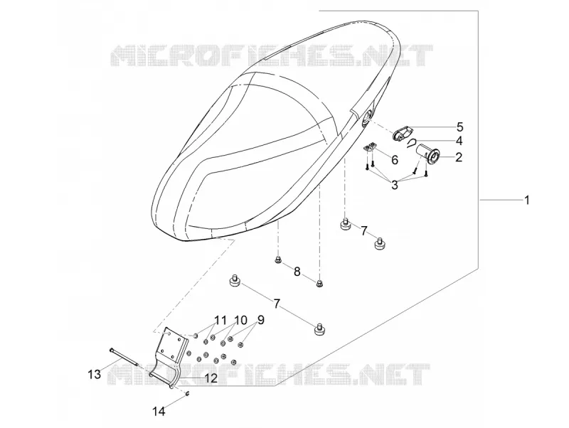 SELLE Aprilia APRILIA-SCOOTER 150 SR 2021  SR Motard 150 ABS