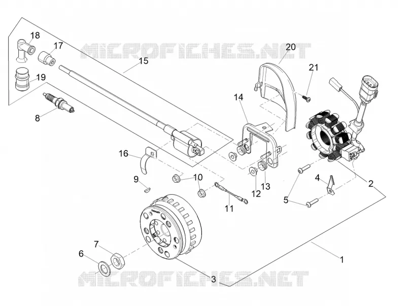 ALLUMAGE - ROTOR - STATOR Aprilia APRILIA-SCOOTER 160 SXR 2022  SXR 160 BSVI ABS
