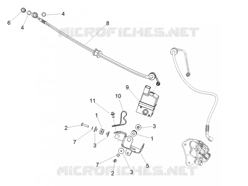 SYSTEME DE FREINAGE ABS Aprilia APRILIA-SCOOTER 160 SXR 2021  SXR 160 BSVI ABS