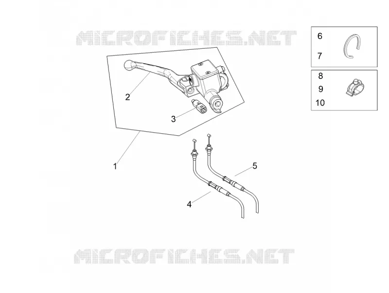 MAITRE CYLINDRE DE FREIN AVANT Aprilia APRILIA-SCOOTER 50 SXR 2023  SXR 50 4T 3V HE New Comfort Euro 5