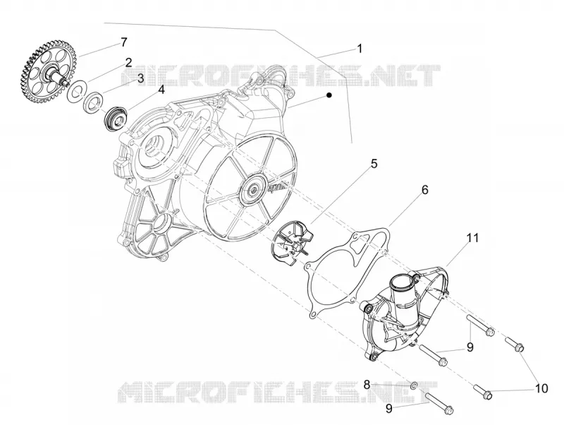 POMPE A EAU Aprilia APRILIA-MOTORCYCLES 660 TUAREG 2023  Tuareg 660 Euro 5 ABS
