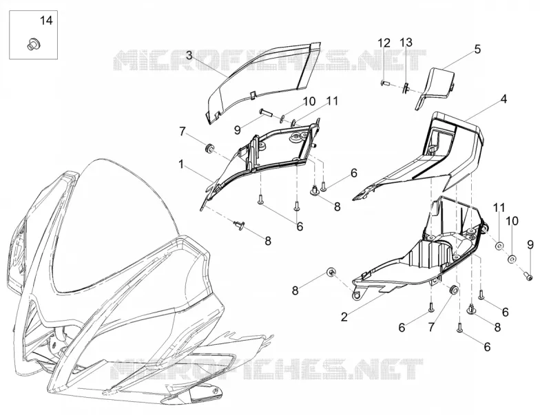 CONVOYEUR D'AIR Aprilia APRILIA-MOTORCYCLES 125 TUONO 2021  Tuono 125 4T Euro 5 ABS