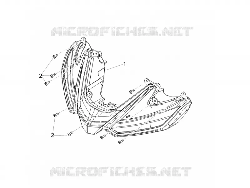 Eclairages avant Aprilia APRILIA-MOTORCYCLES 660 TUONO 2022  Tuono 660 4T 8V Euro 5 ABS