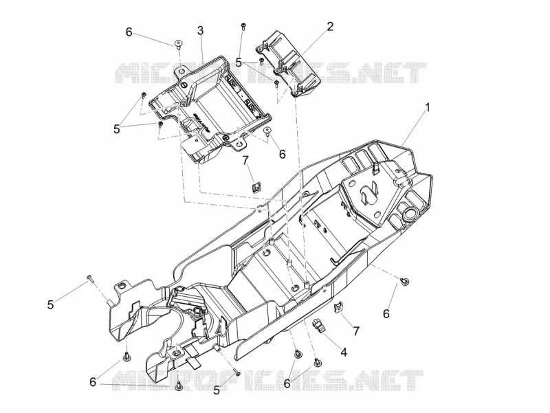 LOGEMENT SOUS SELLE Aprilia APRILIA-MOTORCYCLES 660 TUONO 2022  Tuono 660 4T 8V Euro 5 ABS