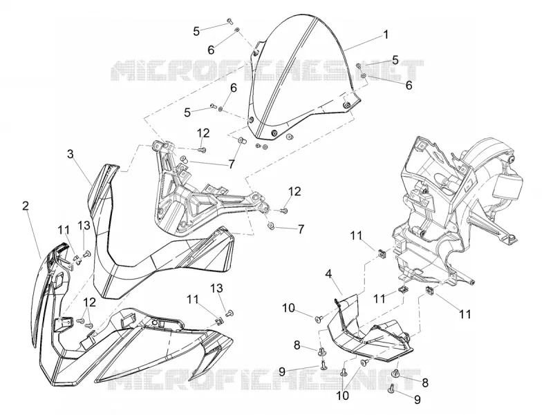 TETE DE FOURCHE Aprilia APRILIA-MOTORCYCLES 660 TUONO 2021  Tuono 660 4T 8V Euro 5 ABS