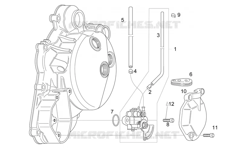 Pompe huile Aprilia APRILIA-MOTORCYCLES 125 RS 2005  RS 125