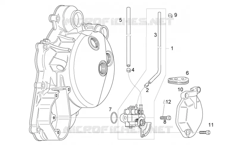 Pompe huile Aprilia APRILIA-MOTORCYCLES 125 RS 2009  RS 125