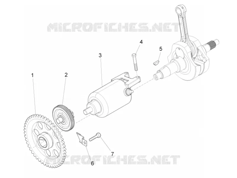 Démarreur / Démarreur électrique Aprilia APRILIA-MOTORCYCLES 125 RS4 2013  RS4 125 4T