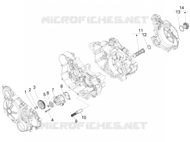 Pompe huile Aprilia APRILIA-MOTORCYCLES 125 RS4 2015  RS4 125 4T