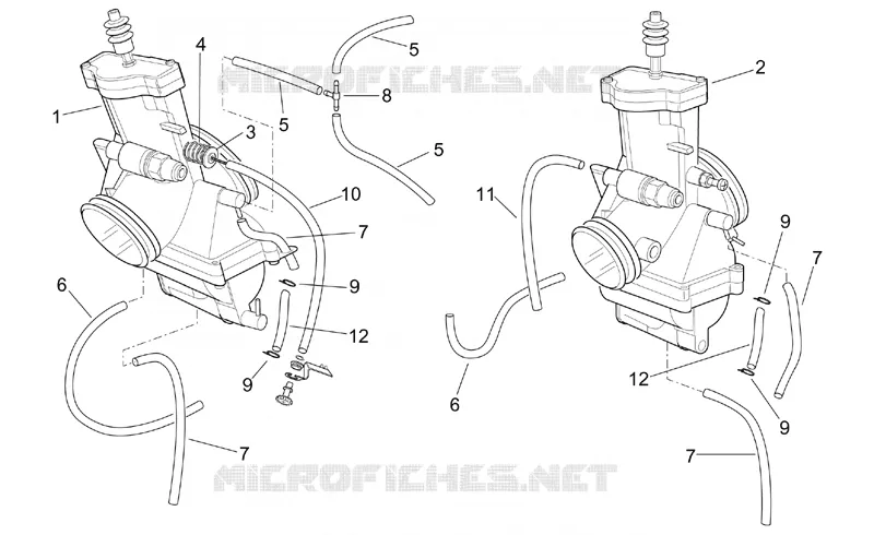 Carburateur I Aprilia APRILIA-MOTORCYCLES 250 RS 1997  RS 250