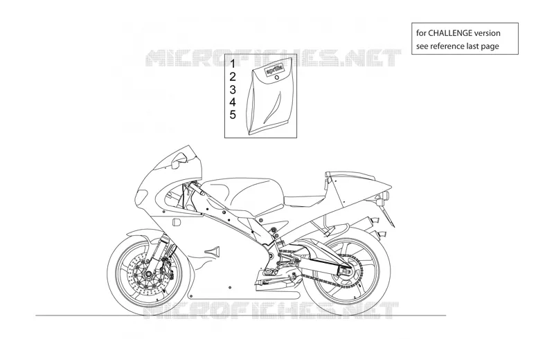 Décalco Aprilia APRILIA-MOTORCYCLES 250 RS 2000  RS 250