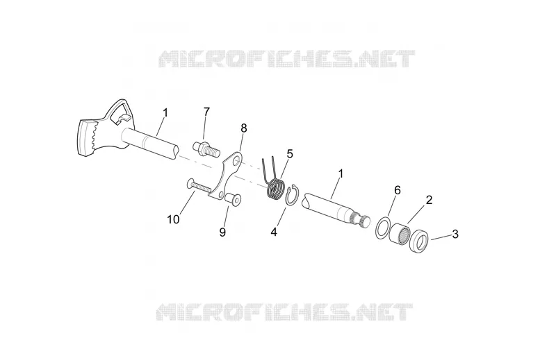 Groupe commande bte vitesses I Aprilia APRILIA-MOTORCYCLES 250 RS 2003  RS 250