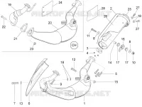 Pot d''échappement Moteur 50 aprilia-moto RS4 2011 17