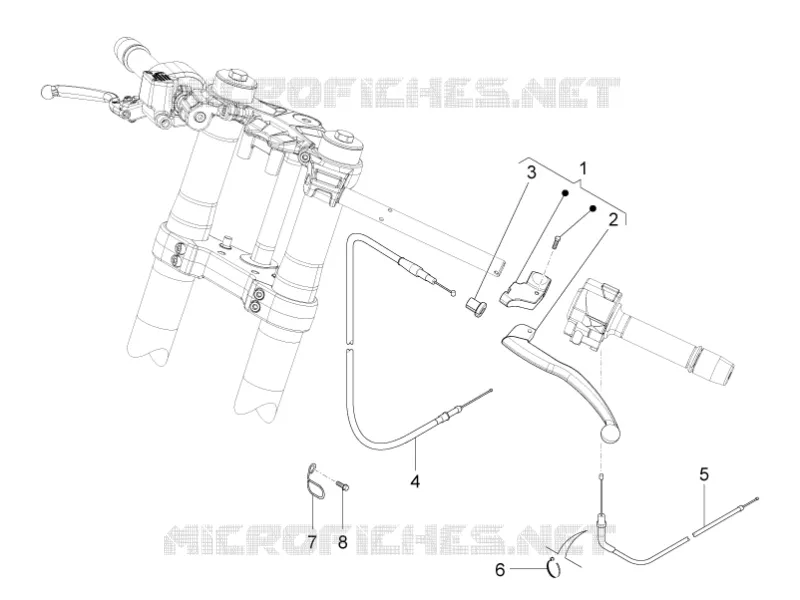 Commande embrayage Aprilia APRILIA-MOTORCYCLES 50 RS4 2011  RS4 50 2T