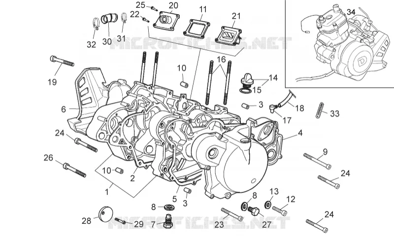 Carters Aprilia APRILIA-MOTORCYCLES 50 RS 2008  RS 50