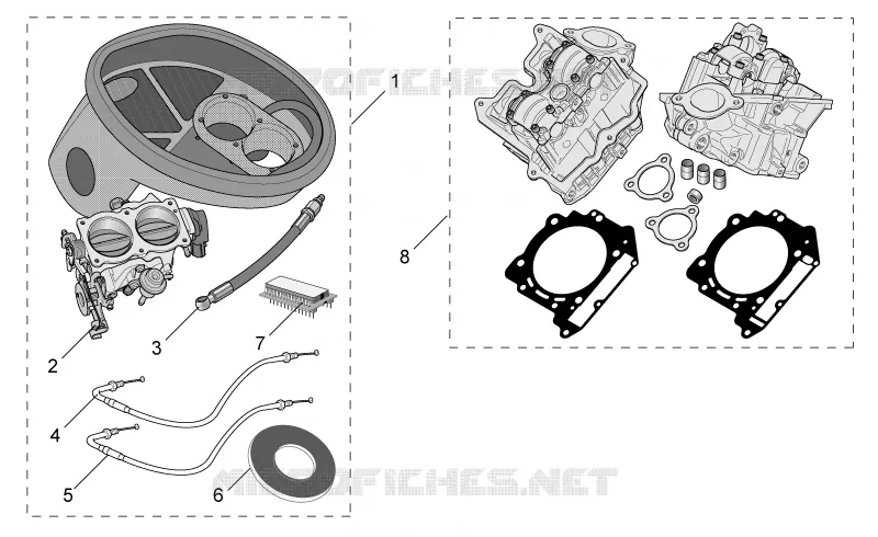 Acc. - Transformation III Aprilia APRILIA-MOTORCYCLES 1000 RSV 2003  RSV 1000