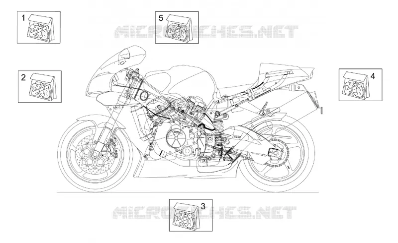Chassis III Aprilia APRILIA-MOTORCYCLES 1000 RSV 2003  RSV 1000