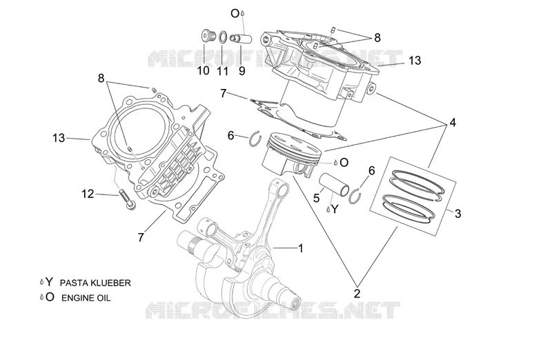 Arbre moteur II Aprilia APRILIA-MOTORCYCLES 1000 RSV 2007  RSV 1000