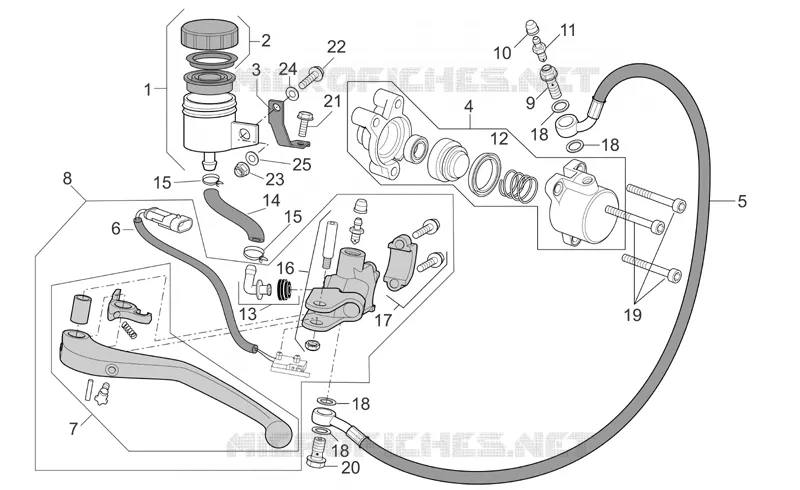 Pompe embrayage Aprilia APRILIA-MOTORCYCLES 1000 RSV 2004  RSV 1000