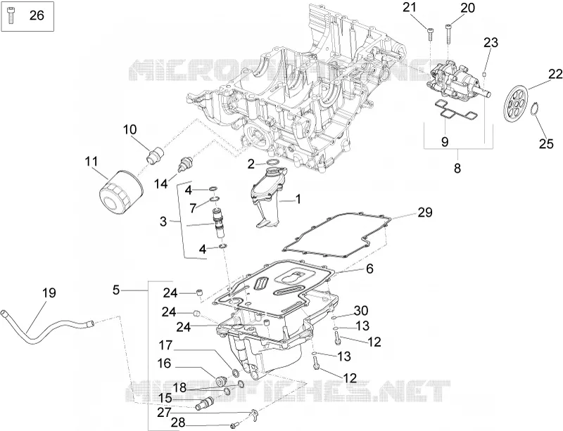 Lubrification Aprilia APRILIA-MOTORCYCLES 1000 RSV4 2016  RSV4 1000 Racing Factory L.E